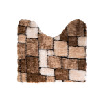 Tapis de bain mosaïque toucher peluche - blancheporte Tapis de bain mosaïque toucher peluche - blancheporte