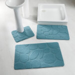 Tapis de bain motif galets - blancheporte