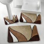 Tapis de bain motif végétal - blancheporte Tapis de bain motif végétal - blancheporte
