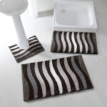 Tapis de bain zbre trs moelleux - blancheporte