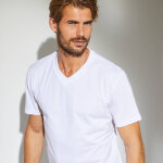 Tee - shirt col v manches courtes - lot de 3 - blancheporte