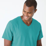 Tee - shirt col v manches courtes - blancheporte