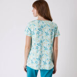 Tee - shirt pyjama manches courtes imprim floral - blancheporte