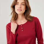 Tee - shirt pyjama manches longues - blancheporte Tee - shirt pyjama manches longues - blancheporte