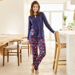 Tee - shirt pyjama manches longues - blancheporte Tee - shirt pyjama manches longues - blancheporte