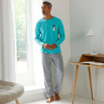 Tee - shirt pyjama manches longues motif surf - blancheporte Tee - shirt pyjama manches longues motif surf - blancheporte