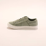 Tennis laces en toile dlave  surpiqres - blancheporte