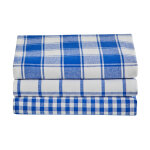 Torchon carreaux coton tiss teint - lot de 3 - blancheporte