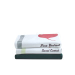 Torchons lgumes + uni coton - lot de 3 - blancheporte