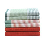 Torchons rayés et uni coton tissé teint - lots - blancheporte Torchons rayés et uni coton tissé teint - lots - blancheporte
