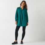 Tunique dentelle manches longues unie - blancheporte
