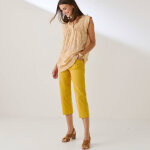 Tunique imprim� bicolore en voile - blancheporte