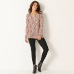 Tunique imprim� minimaliste, cr�pe - blancheporte