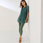 Tunique plumetis unie, polyester recycl�( * * ) - blancheporte