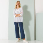 Tunique raye manches retroussables - blancheporte