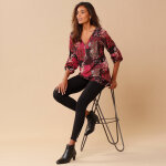 Tunique zippée imprimée - blancheporte Tunique zippée imprimée - blancheporte