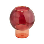 Vase boule en verre teinté, hauteur 17 cm - blancheporte Vase boule en verre teinté, hauteur 17 cm - blancheporte