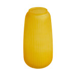 Vase en verre givr, hauteur 30 cm - blancheporte