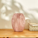 Vase en verre tachet� - blancheporte