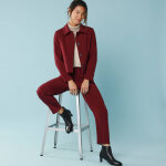 Veste blazer courte unie, spcial petites - blancheporte