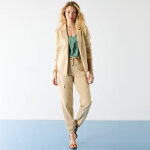 Veste blazer, maille milano - blancheporte