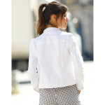 Veste boutonne en jean - blancheporte