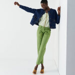 Veste boutonn�e en jean - blancheporte