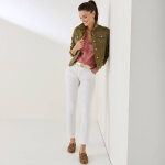 Veste boutonn�e en jean - blancheporte