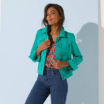 Veste boutonne plis fantaisie - blancheporte