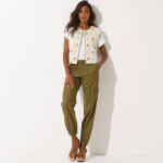 Veste brod�e sans manches, gaze de coton - blancheporte