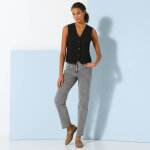 Veste  cafetier  sans manches, cr�pe fluide - blancheporte