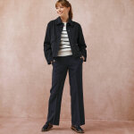 Veste courte en drap de laine - blancheporte