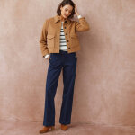 Veste courte en drap de laine - blancheporte Veste courte en drap de laine - blancheporte