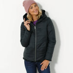 Veste fausse fourrure rversible en doudoune - blancheporte