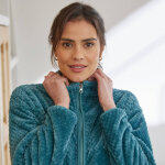Veste d'intrieur maille polaire zippe - blancheporte