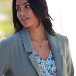 Veste manches 3 / 4, crpe fluide - blancheporte