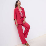 Veste manches 3 / 4, cr�pe fluide - blancheporte