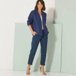 Veste matelasse unie, manches longues - blancheporte