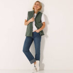 Veste polaire zippée sans manches - 34 / 36 - kaki - b activ Veste polaire zippée sans manches - 34 / 36 - kaki - b activ