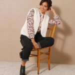 Veste sans manches en fausse fourrure - blancheporte