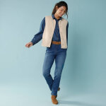 Veste sans manches maille bouclette, spécial petites - blancheporte Veste sans manches maille bouclette, spécial petites - blancheporte