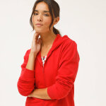 Veste zipp�e � capuche, molleton gratt� - blancheporte