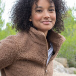 Veste zipp�e maille bouclette - blancheporte