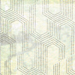 Vitrage passe - tringle motif g�om�trique - blancheporte