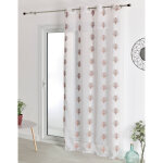 Voilage brod� plumes - blancheporte