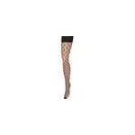 Bluebella bas autofixants en rsille toile et jarretire simple noir