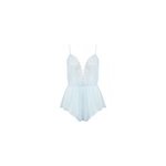 Bluebella combishort vermont en satin luxueux bleu eau glace