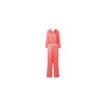 Bluebella pyjama long en satin luxueux tabitha corail chaud / rose vif