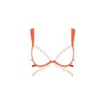Bluebella soutien - gorge ouvert avec armatures phoenix corail chaud / or