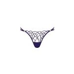 Bluebella string beatrix violet aa / transparent